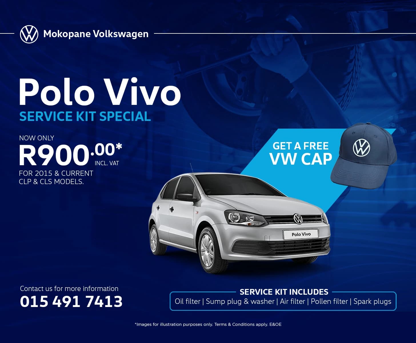 Volkswagen VW Polo Vivo Service Kit