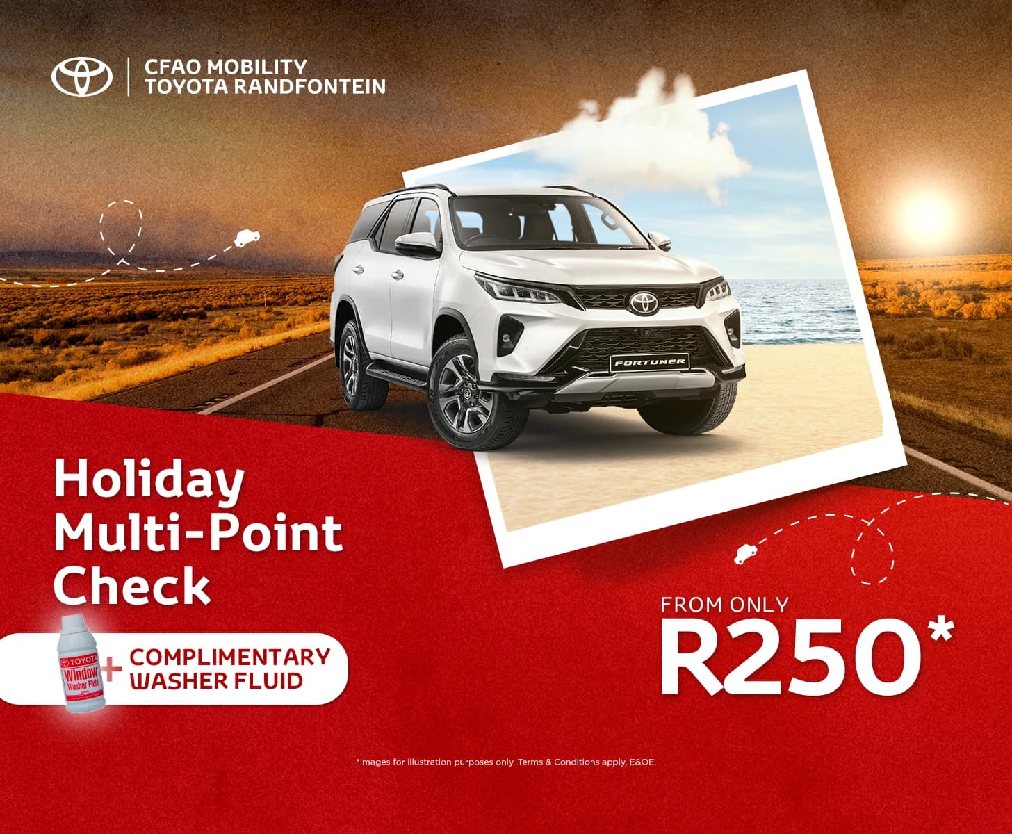Toyota Holiday Multi-Point Check + Complimentary Washer Fluid